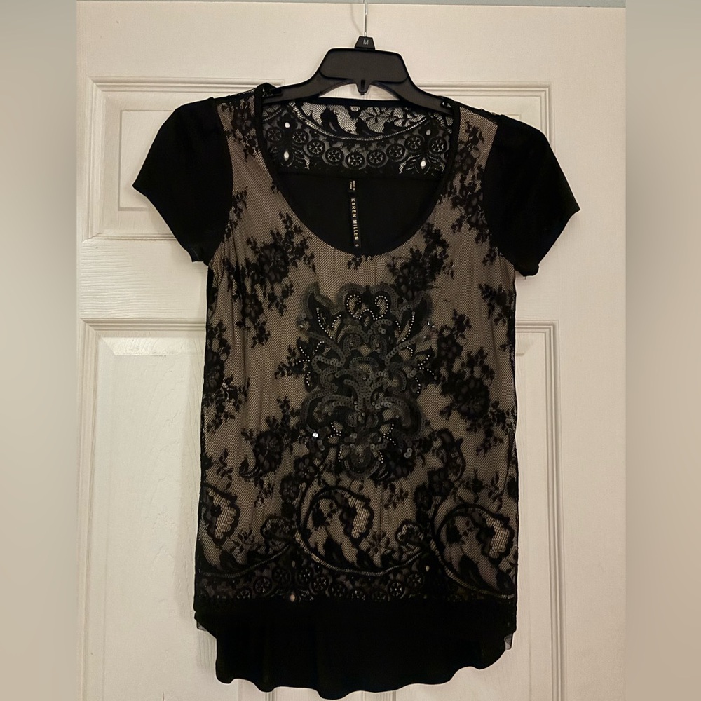 Karen Millen Sequin Tee